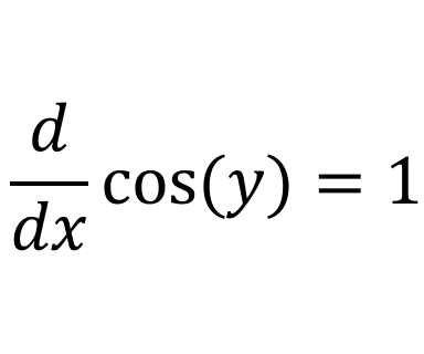 Proof Of The Derivative Of Arccos(x)